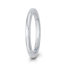 Load image into Gallery viewer, Classic Plain Wedding Band CARIZZA CA0240B-37W-.75
