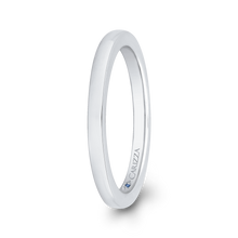 Load image into Gallery viewer, White Gold Plain Wedding Band CARIZZA CA0240B-W-1.00
