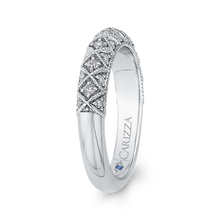 Load image into Gallery viewer, Cathedral Style Wedding Band CARIZZA CA0241BH-42W-1.50
