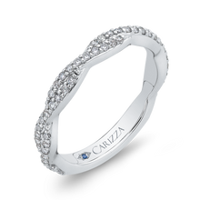 Load image into Gallery viewer, Round Diamond Crossover Wedding Band CARIZZA CA0246BQ-37W-1.00
