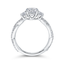Load image into Gallery viewer, Split Shank Round Diamond Engagement Ring CARIZZA CA0246EQ-37W-1.00
