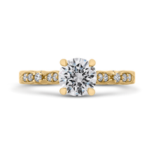 Load image into Gallery viewer, Yellow Gold Diamond Vintage Engagement Ring CARIZZA CA0247EH-37-1.00
