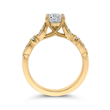 Load image into Gallery viewer, Yellow Gold Diamond Vintage Engagement Ring CARIZZA CA0247EH-37-1.00
