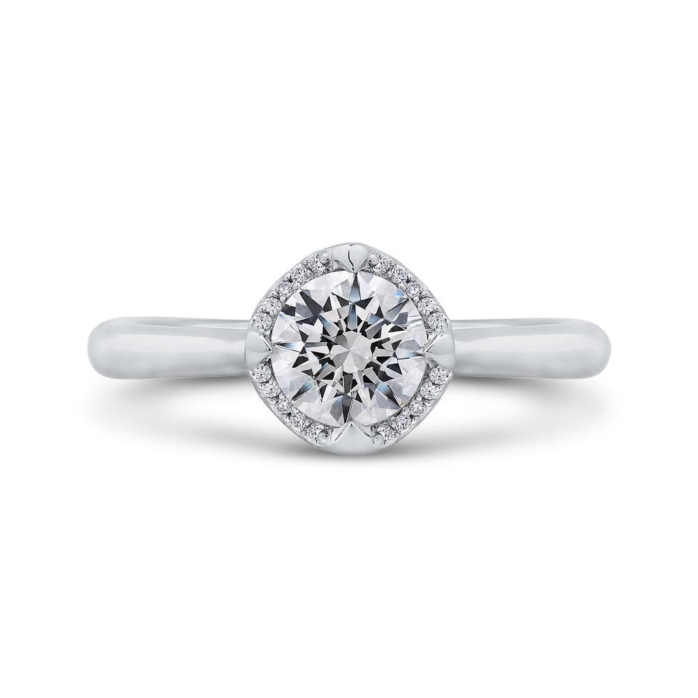 Semi-Mount Diamond Classic Engagement Ring CARIZZA CA0248E-37W-1.00