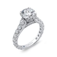 Load image into Gallery viewer, Semi-Mount Round Diamond Engagement Ring CARIZZA CA0249EQ-37W-2.00

