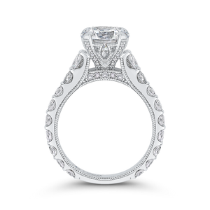 Semi-Mount Round Diamond Engagement Ring CARIZZA CA0249EQ-37W-2.00