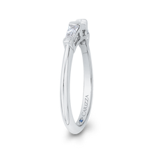 Load image into Gallery viewer, Curved Baguette Diamond Wedding Band CARIZZA CA0251B-37W-1.00
