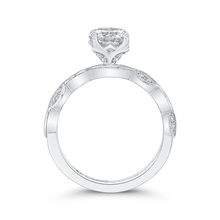 Load image into Gallery viewer, Semi-Mount Round Diamond Floral Engagement Ring CARIZZA CA0259EH-37W-1.00
