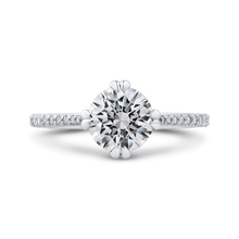 Load image into Gallery viewer, Semi-Mount Yellow and White Gold Round Diamond Engagement Ring CARIZZA CA0271EH-37WY-1.50
