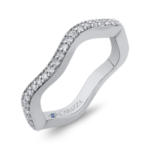 Signature Curving Diamond Wedding Band CARIZZA CA0272B-37W-1.00