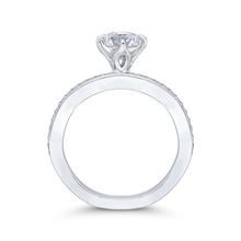Load image into Gallery viewer, Semi-Mount Round Diamond Engagement Ring CARIZZA CA0272E-37W-1.00
