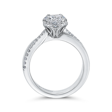 Load image into Gallery viewer, Round Diamond Floral Engagement Ring CARIZZA CA0275EH-37W-1.00

