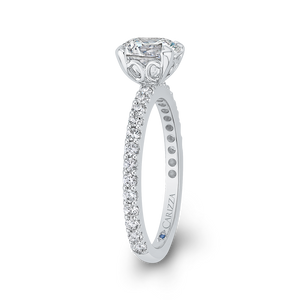 Round Diamond Classic Engagement Ring CARIZZA CA0276EQ-37W-1.50