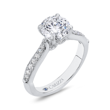 Load image into Gallery viewer, Round Diamond Engagement Ring CARIZZA CA0283EH-37W-1.50
