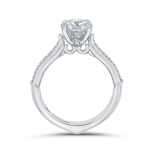Round Diamond Engagement Ring CARIZZA CA0283EH-37W-1.50