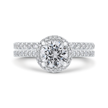 Load image into Gallery viewer, Semi-Mount Round Diamond Halo Engagement Ring CARIZZA CA0404EH-37W-1.00
