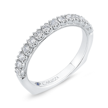 Load image into Gallery viewer, Euro Shank Diamond Wedding Band CARIZZA CA0412BH-37W-1.50
