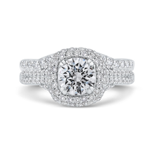 Load image into Gallery viewer, Semi-Mount Round Diamond Halo Engagement Ring CARIZZA CA0415EH-37W-1.00
