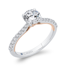 Load image into Gallery viewer, Round Diamond Engagement Ring CARIZZA CA0416EH-37WP-1.00
