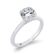 Load image into Gallery viewer, Plain Shank Round Diamond Engagement Ring CARIZZA CA0417E-37W-1.50
