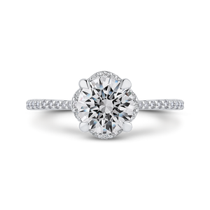 Round Diamond Engagement Ring CARIZZA CA0418EH-37W-1.50