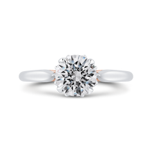 Load image into Gallery viewer, Plain Shank Round Diamond Engagement Ring CARIZZA CA0419E-37WP-1.50
