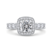 Load image into Gallery viewer, Round Diamond Halo Engagement Ring CARIZZA CA0420EH-37W-1.00
