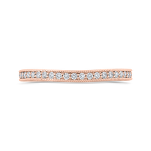 Load image into Gallery viewer, Rose Gold Channel Diamond Wedding Band CARIZZA CA0423BQ-37P-1.50
