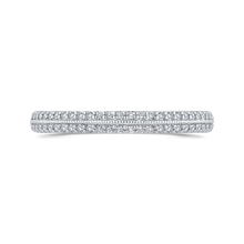 Load image into Gallery viewer, Cathedral Style Diamond Wedding Band CARIZZA CA0447BH-37WP-1.50

