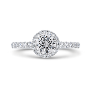 Semi-Mount Round Diamond Engagement Ring CARIZZA CA0463EH-37W-1.00