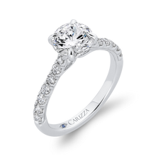 Load image into Gallery viewer, Semi-Mount Round Diamond Engagement Ring CARIZZA CA0464EH-37W-1.50
