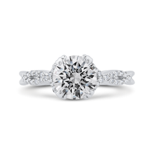 Load image into Gallery viewer, Crossover Shank Diamond Engagement Ring CARIZZA CA0476E-37W-1.50
