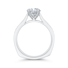 Load image into Gallery viewer, Euro Shank Semi-Mount Diamond Engagement Ring CARIZZA CA0491EH-37W-1.00
