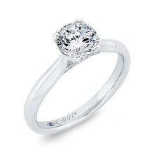 Load image into Gallery viewer, Semi-Mount Diamond Engagement Ring CARIZZA CA0496E-37W-1.00
