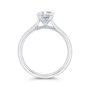 Semi-Mount Diamond Engagement Ring CARIZZA CA0496E-37W-1.00