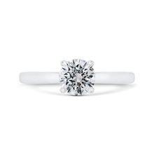 Load image into Gallery viewer, Solitaire Semi-Mount Round Diamond Engagement Ring CARIZZA CA0497E-W-1.00
