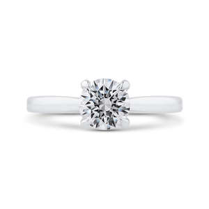 Semi-Mount Round Diamond Engagement Ring CARIZZA CA0498E-37W-1.00