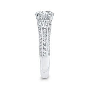 Three Row Diamond Engagement Ring CARIZZA CA0536EH-37W-1.50