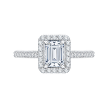 Load image into Gallery viewer, Emerald Diamond Engagement Ring CARIZZA CAE0034E-37W
