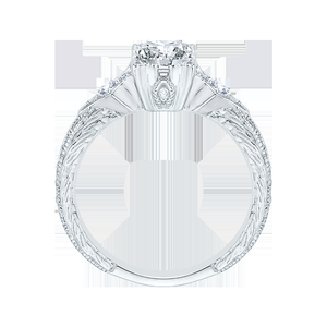 Emerald Diamond Engagement Ring CARIZZA CAE0046E-37W