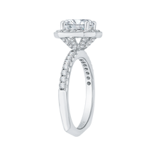 Load image into Gallery viewer, Semi-Mount Emerald Cut Diamond Engagement Ring CARIZZA CAE0058E-37W
