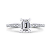 Load image into Gallery viewer, Emerald Cut Diamond Engagement Ring CARIZZA CAE0426EH-37W-1.25
