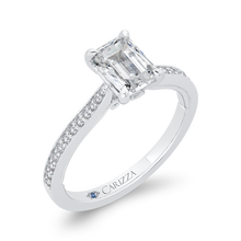 Load image into Gallery viewer, Emerald Cut Diamond Engagement Ring CARIZZA CAE0426EH-37W-1.25
