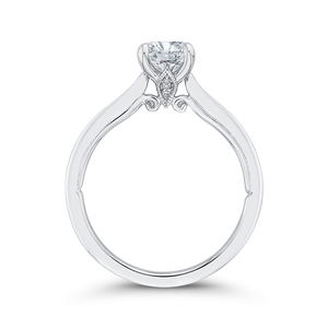 Emerald Cut Diamond Engagement Ring CARIZZA CAE0426EH-37W-1.25