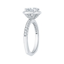 Load image into Gallery viewer, Euro Shank Oval Diamond Engagement Ring CARIZZA CAO0058E-37W
