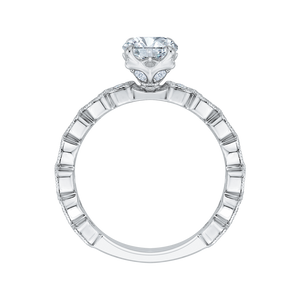 Oval Diamond Engagement Ring CARIZZA CAO0213EQ-37W