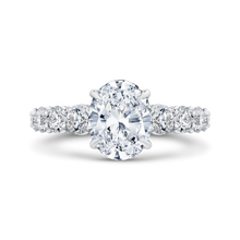 Load image into Gallery viewer, Signature Oval Diamond Engagement Ring CARIZZA CAO0265E-37W-2.00
