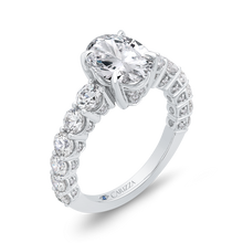 Load image into Gallery viewer, Signature Oval Diamond Engagement Ring CARIZZA CAO0265E-37W-2.00
