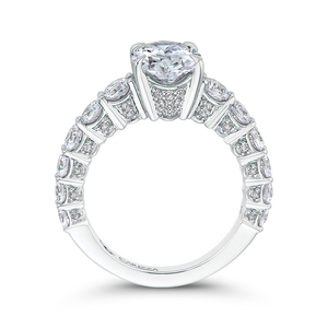 Signature Oval Diamond Engagement Ring CARIZZA CAO0265E-37W-2.00