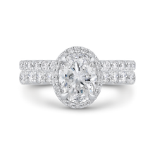 Load image into Gallery viewer, Semi-Mount Oval Diamond Engagement Ring CARIZZA CAO0406EQ-37W-1.50
